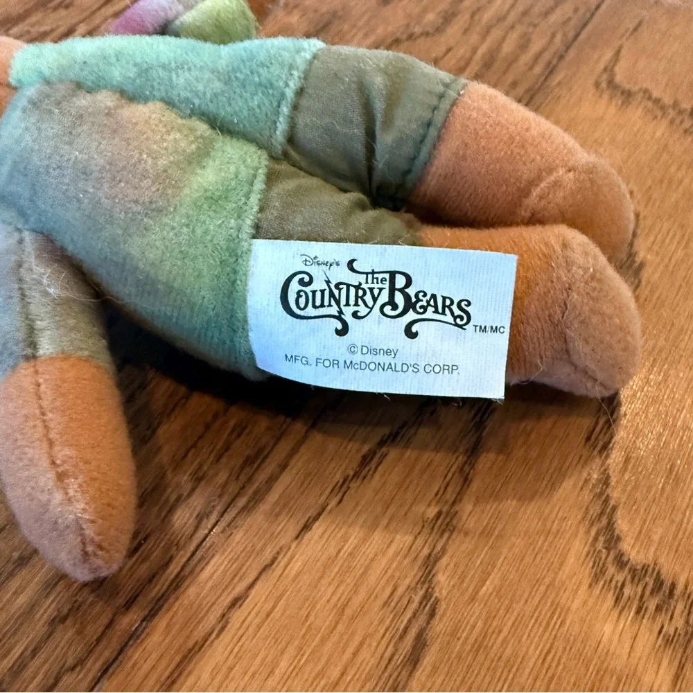 Disney’s The Country Bears McDonald’s Happy Meal Toy 6” Plush Bear